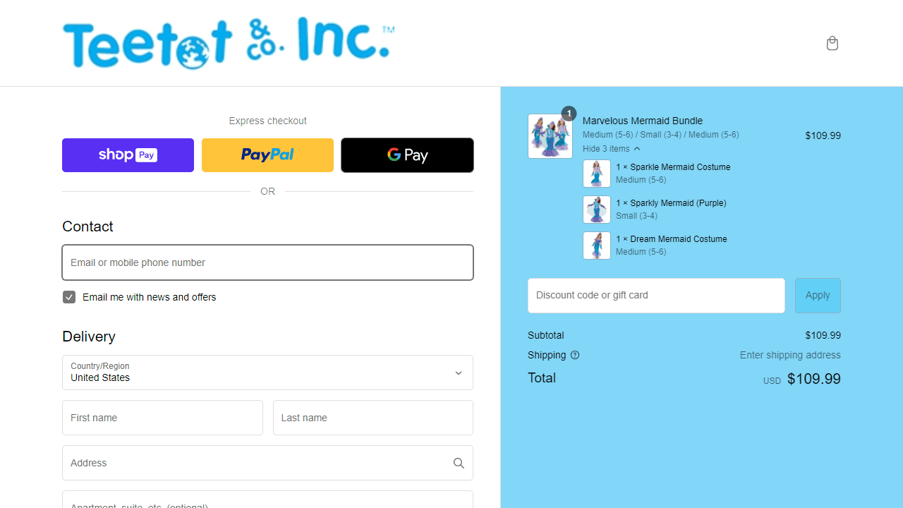 How to apply Teetot coupon code